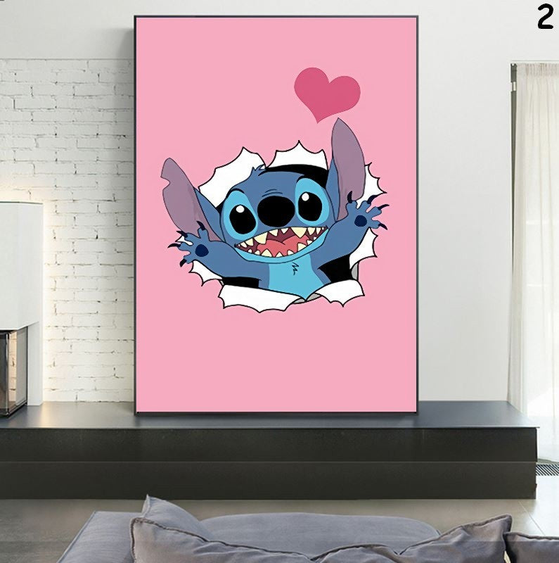 Poster Groot x Stitch - Avec affiche ou cadre tableau à petits prix
