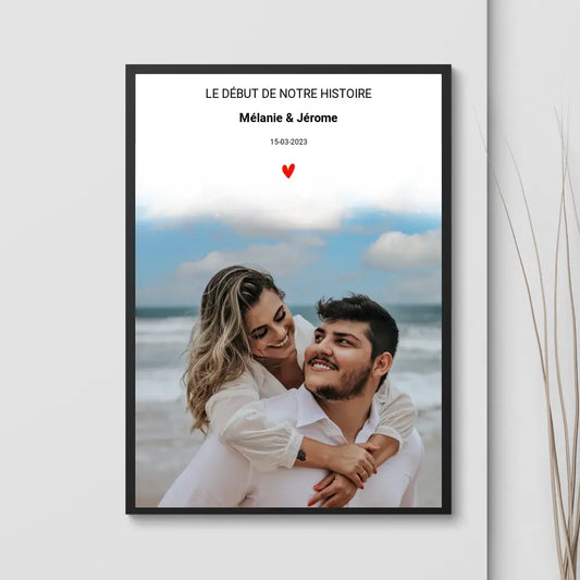 affiche portrait couple