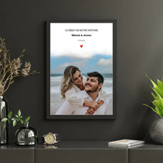 affiche portrait couple