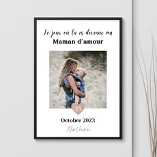 affiche personnalisée maman