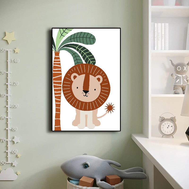 affiche animaux jungle enfant