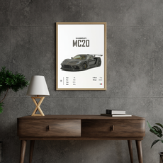 affiche voitures de sport MC20