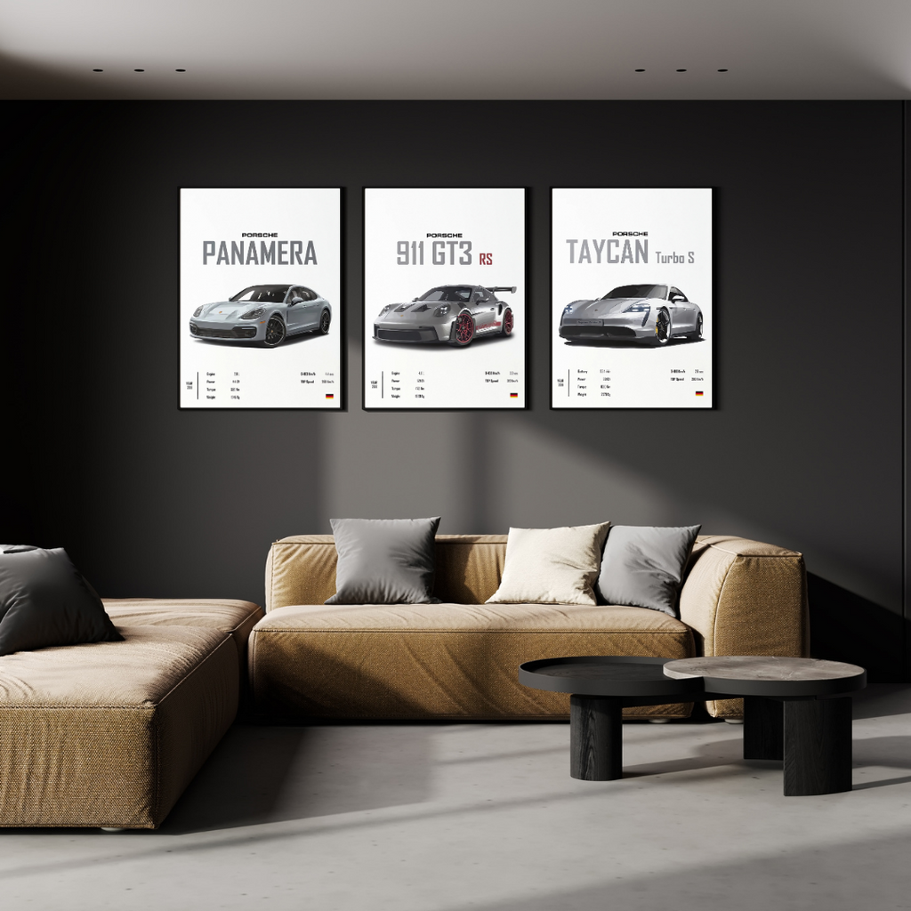 affiches voitures Porsche