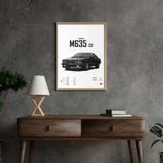 affiche bmw M635 CSI