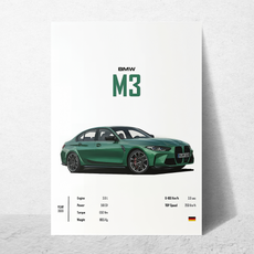 affiche bmw M3