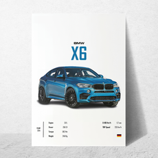 affiche bmw X6