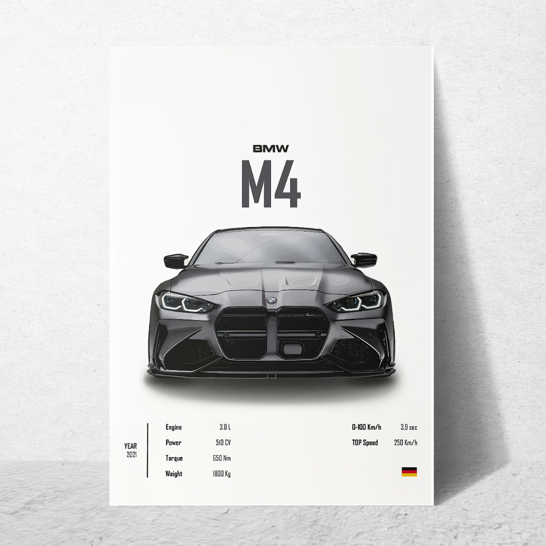 affiche bmw M4