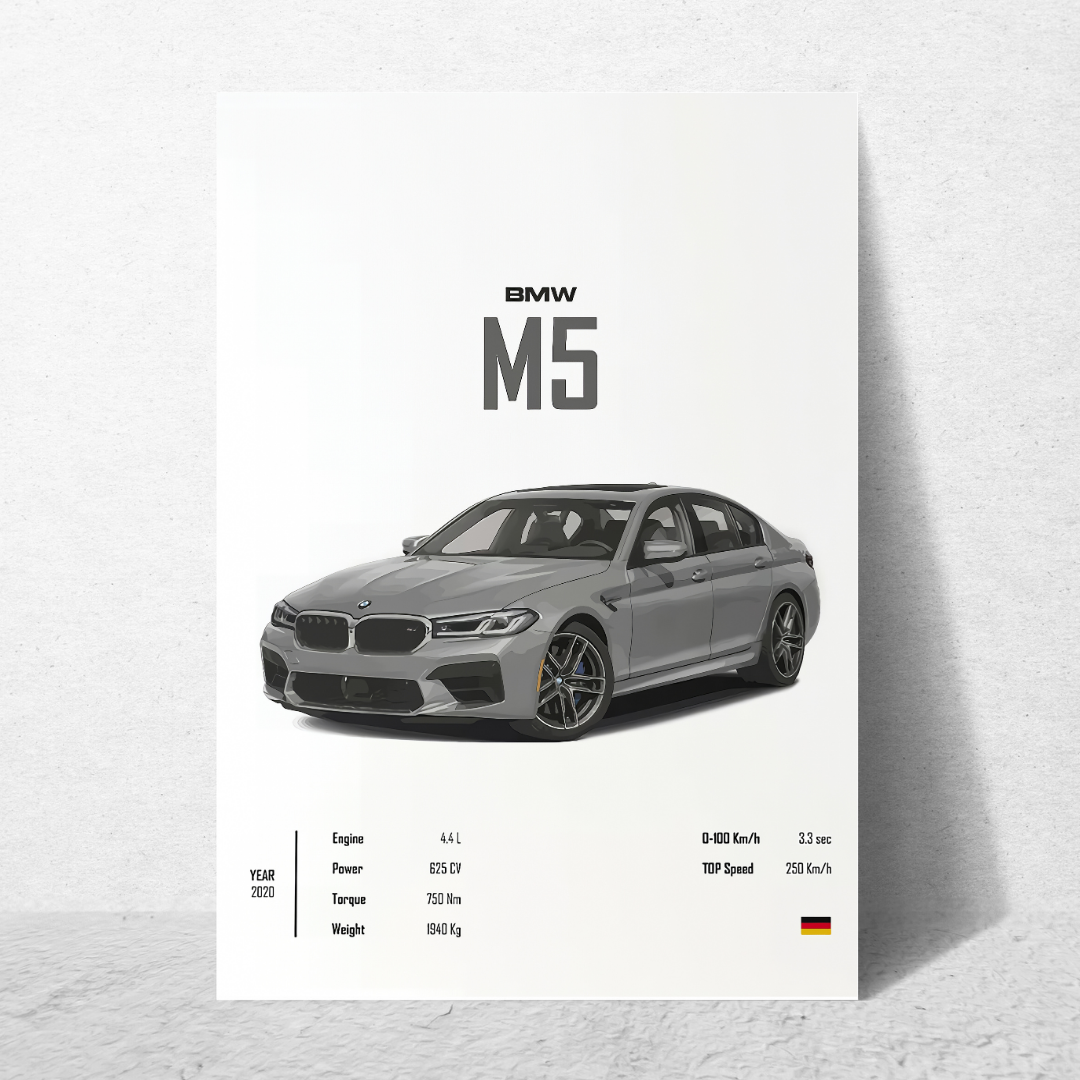 affiche bmw M5