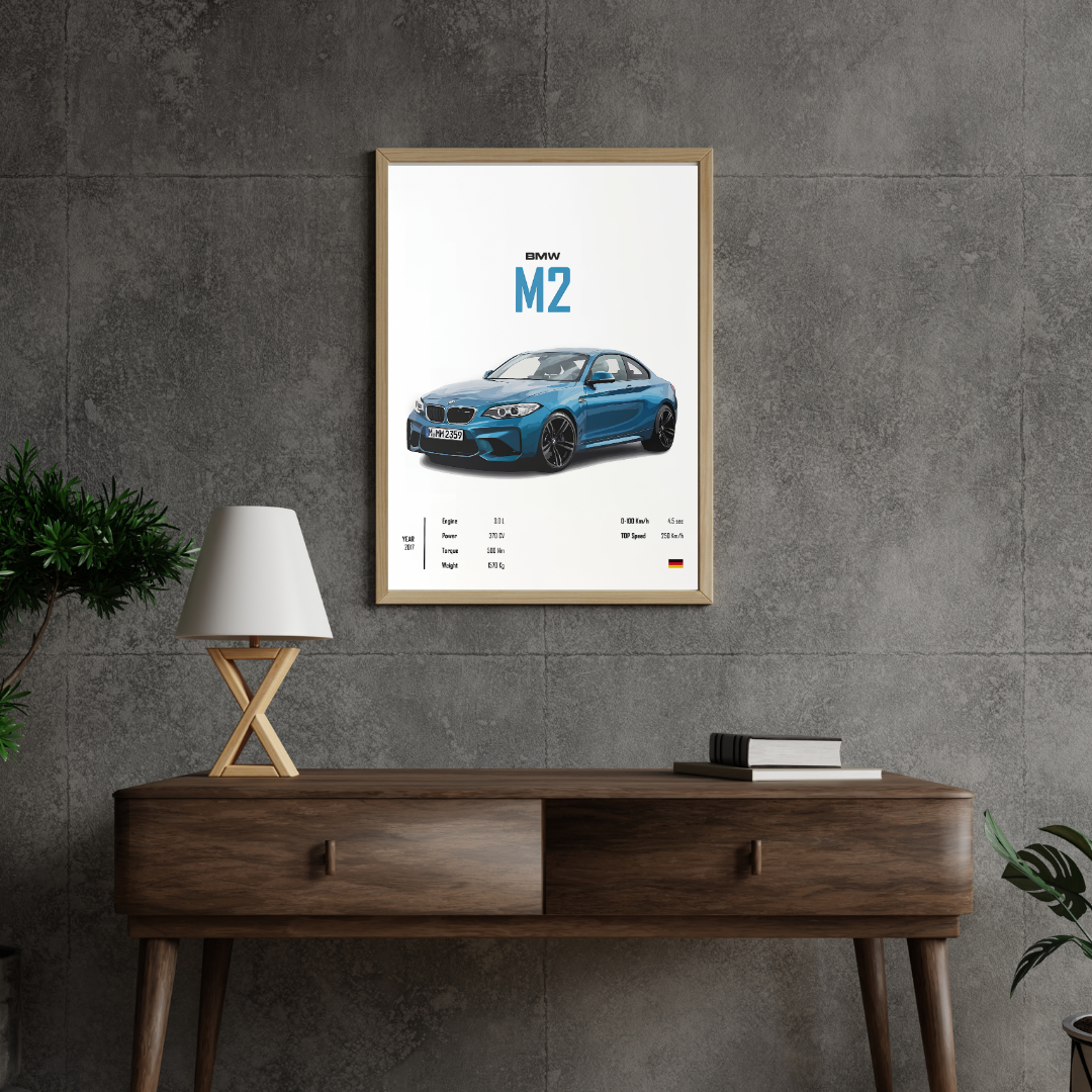 affiche bmw M2