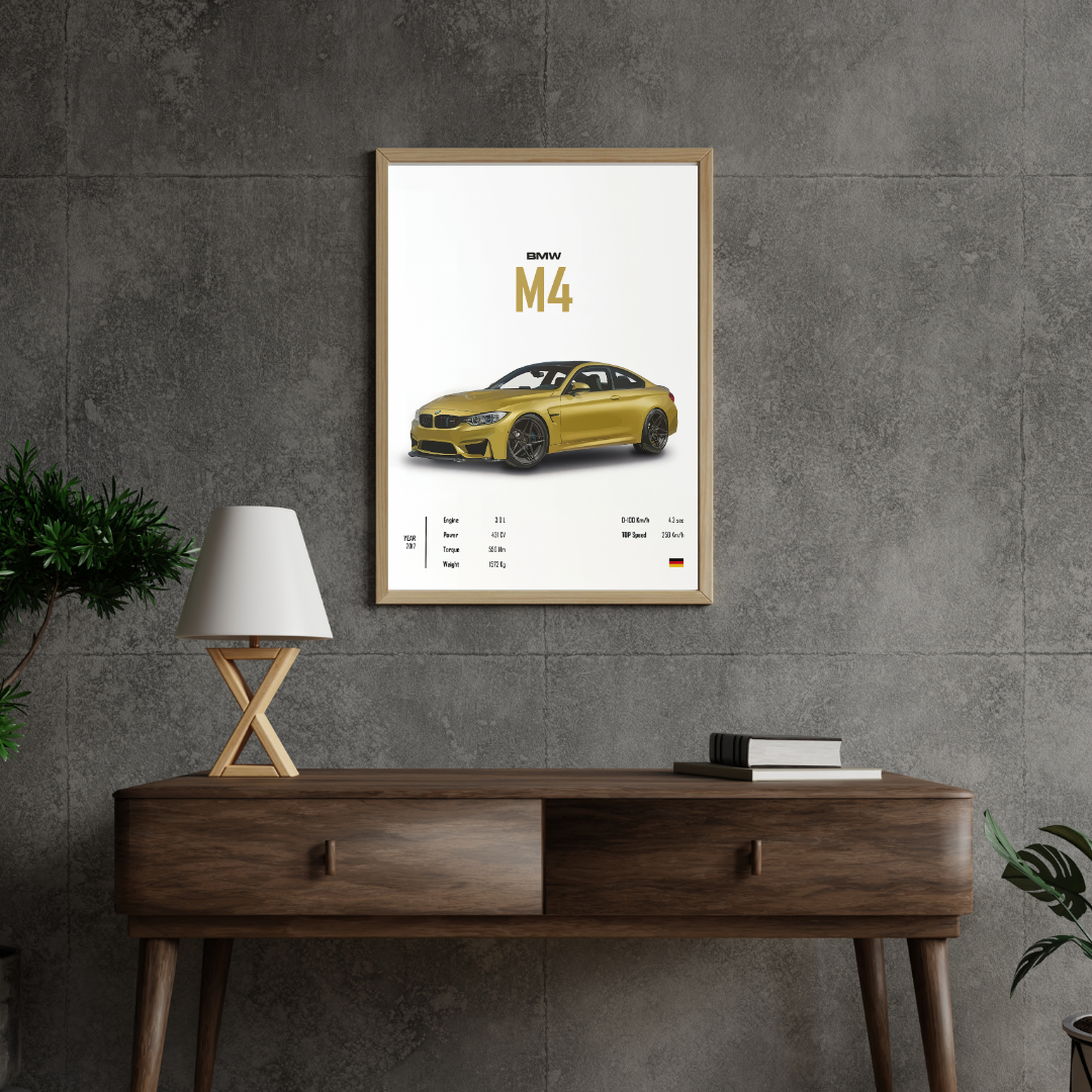 affiche bmw M4