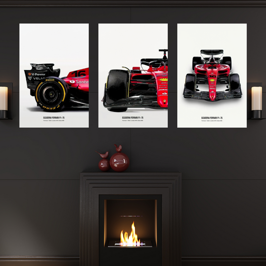 affiche formule 1 ferrari