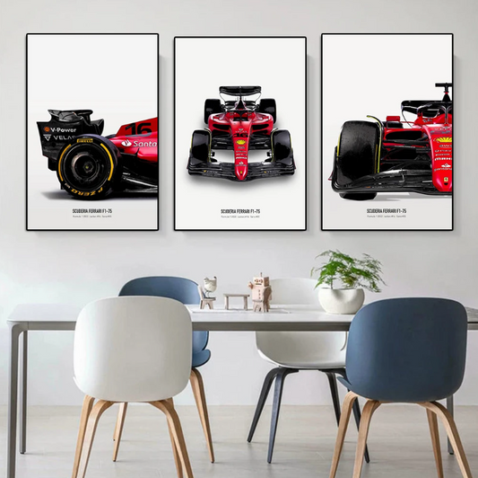 affiche formule 1 ferrari