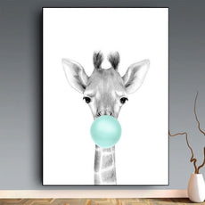 affiche girafe