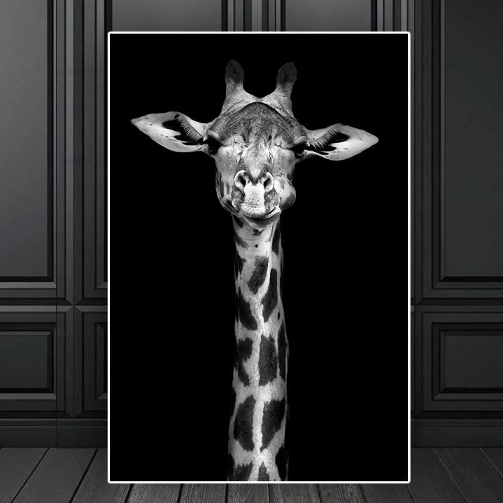 affiche girafe