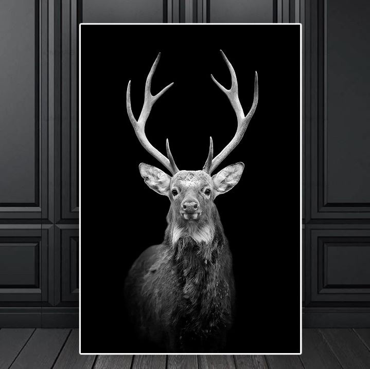 poster cerf safari