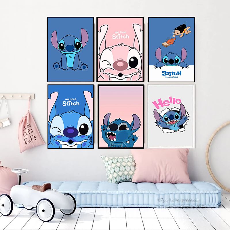 Poster Groot x Stitch - Avec affiche ou cadre tableau à petits prix