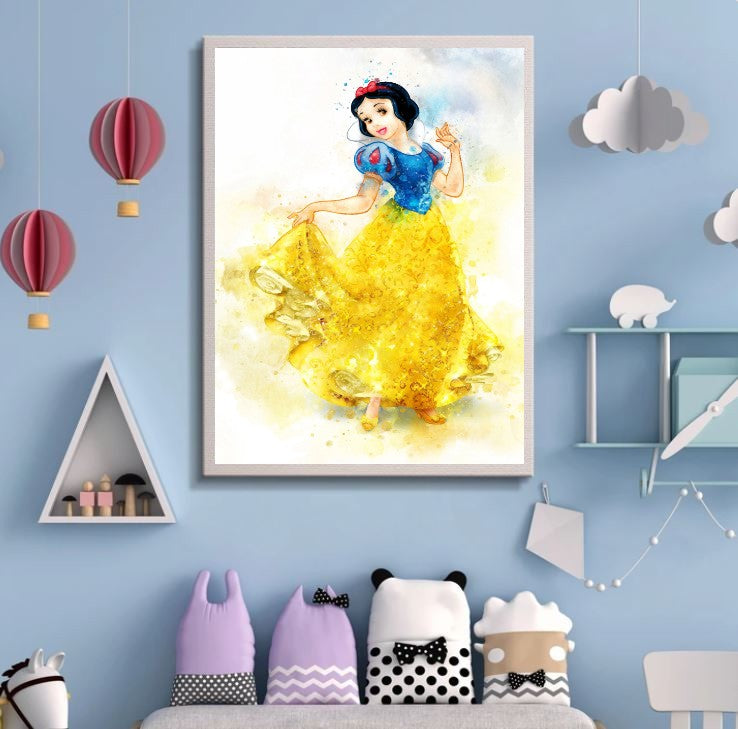 affiche princesses disney blanche-neige