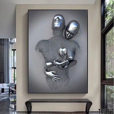 Affiche amour Sculptures