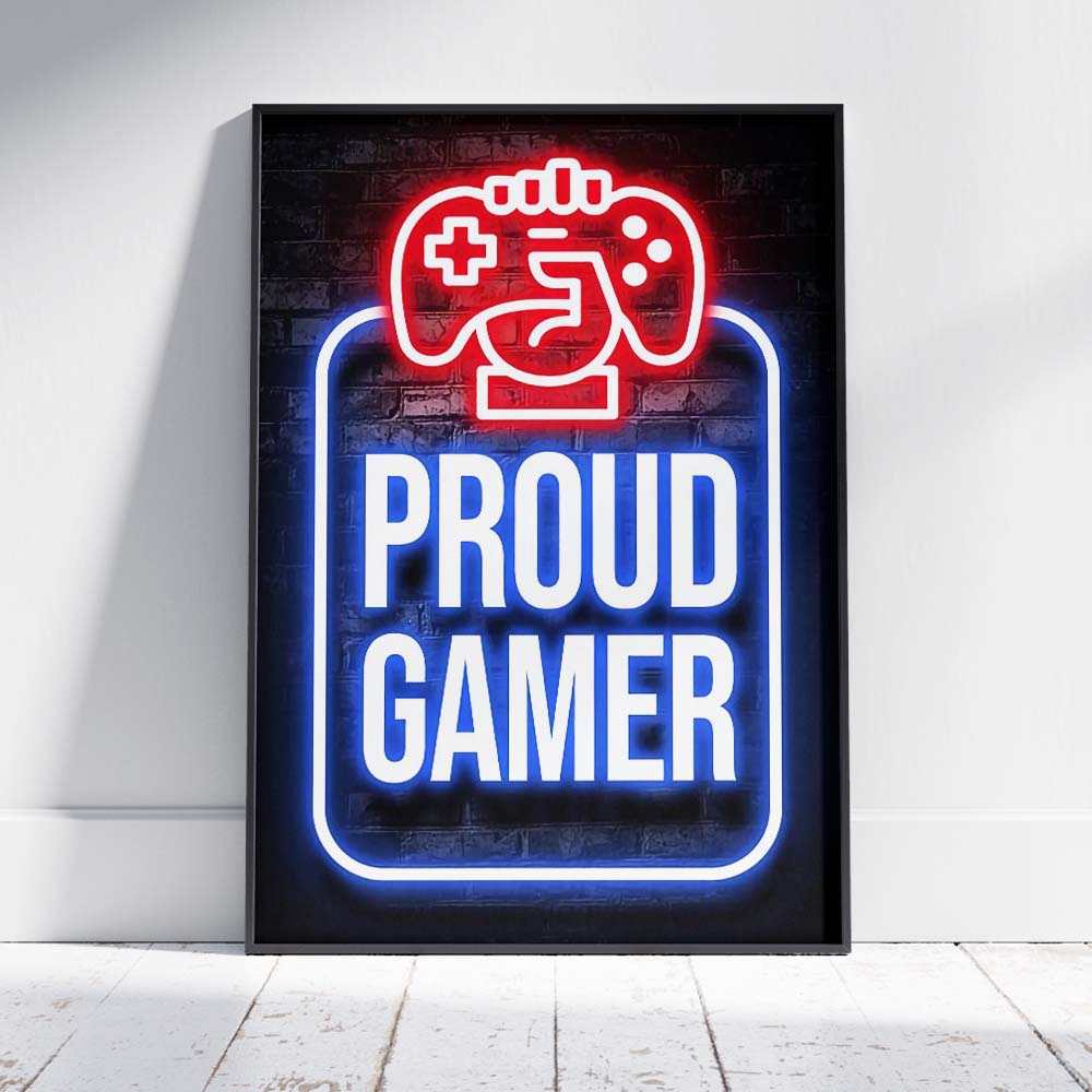 affiche proud gamer