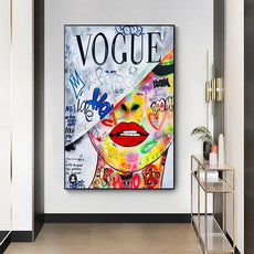 affiche street art vogue