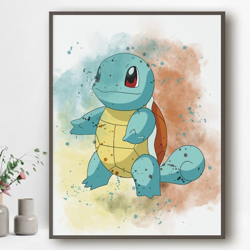 affiche pokémon carapuce