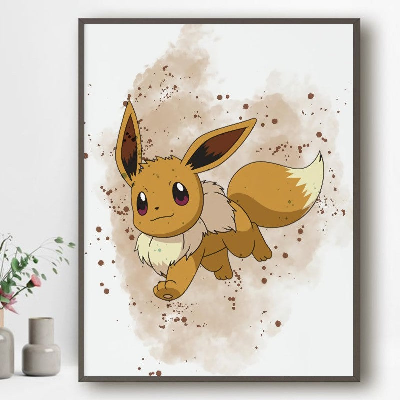 affiche pokémon évoli