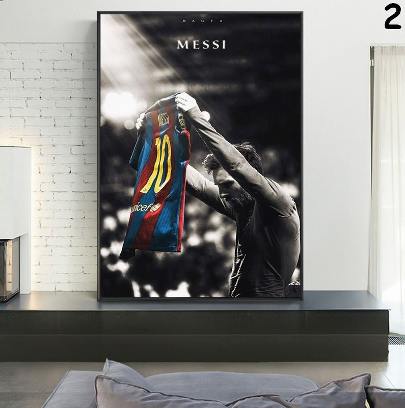 affiche messi barcelone