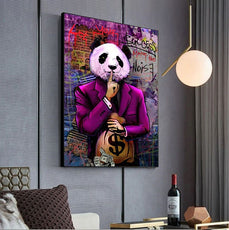 Affiche Street Art - Le Panda Fortune