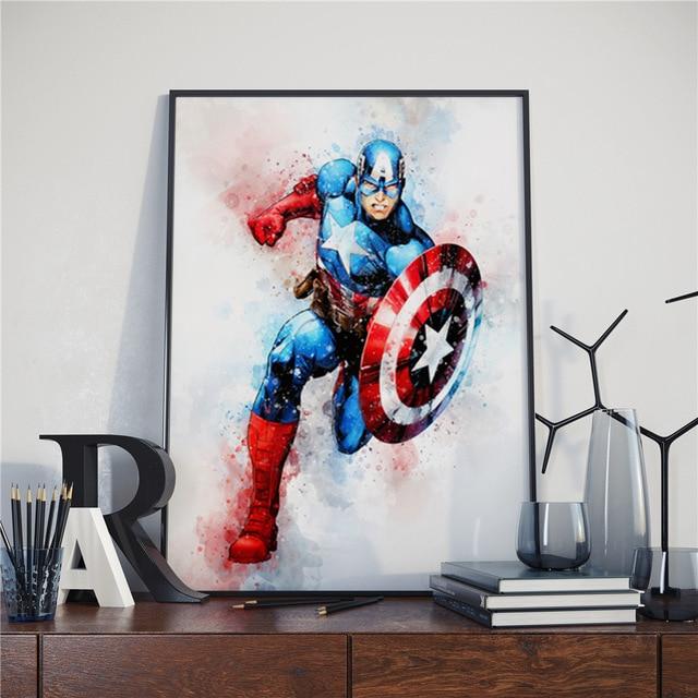 affiche marvel captain america