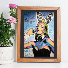 affiche kate moss playboy street art