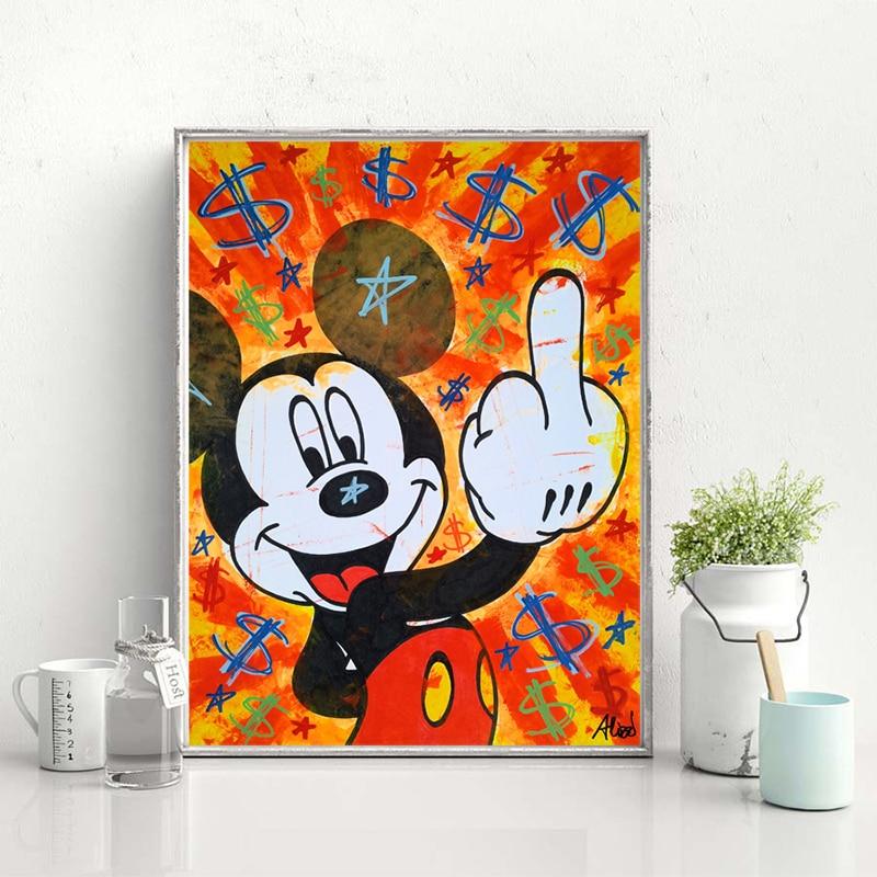 affiche mickey street art